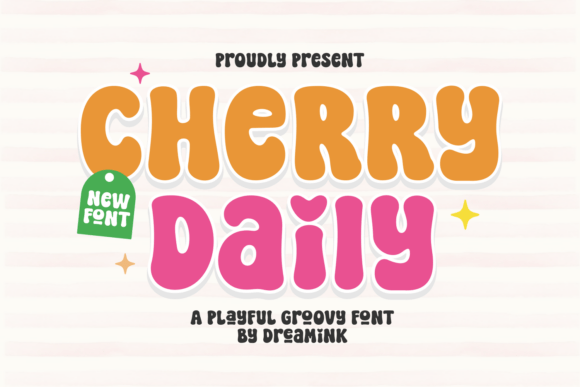 Cherry Daily: A Playful Display Font for Joyful Designs