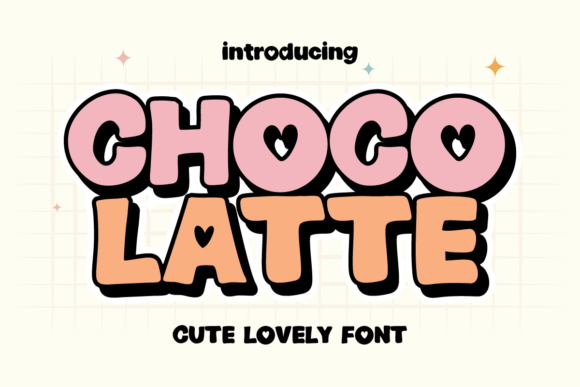 Choco Latte: A Sweet and Playful Bubble Display Font