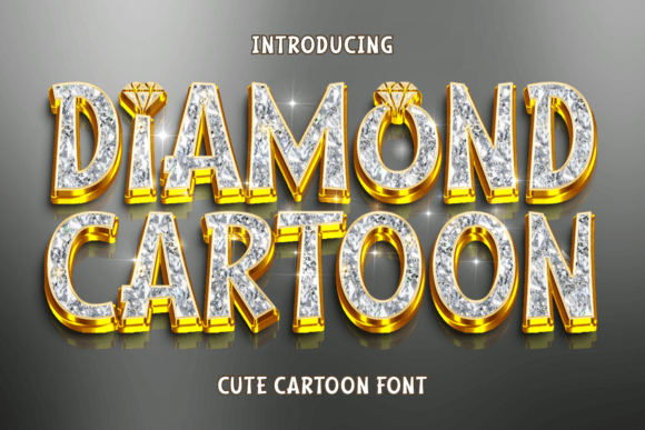 Diamond Cartoon: A Playful Font for Creative Projects