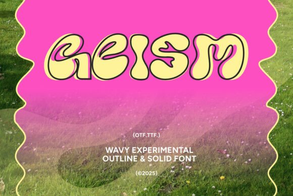 Discover Geism: The Retro-Modern Display Typeface for Bold Design