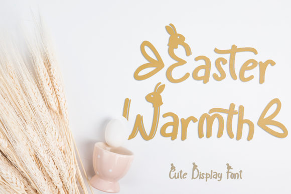 Easter Warmth: A Display Font for Elegant Design