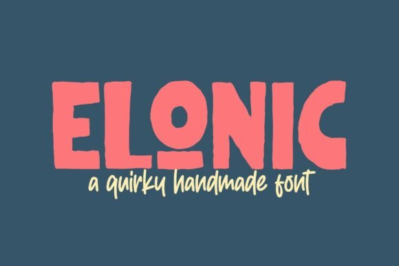 Elonic: A Friendly Display Font for Modern Design