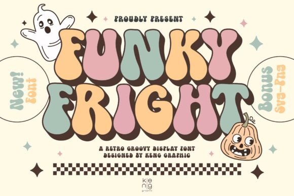 Funky Fright: A Groovy Retro Display Typeface