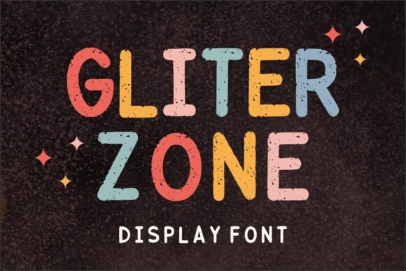 Gliter Zone: A Fun, Chalk-Inspired Display Font for Creative Projects