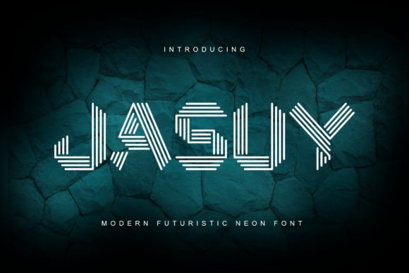Jasuy: A Futuristic Neon Font for Bold, Modern Designs