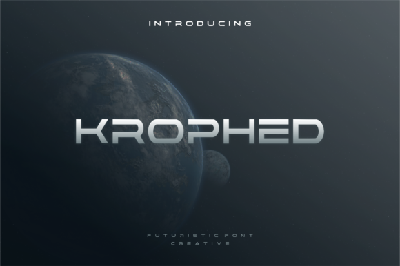 Krophed: A Modern Display Font for Bold Design