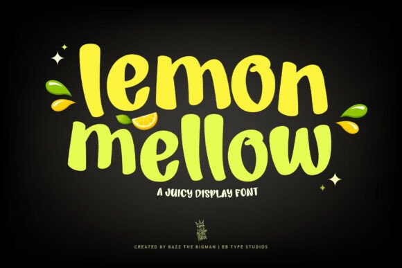 Lemon Mellow: A Sunny Display Font for Creative Projects