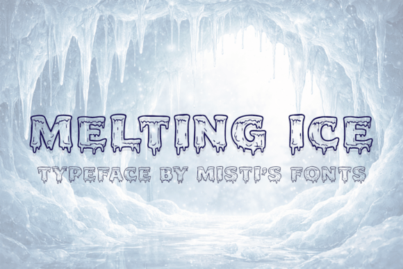 Melting Ice: The Frozen Display Typeface