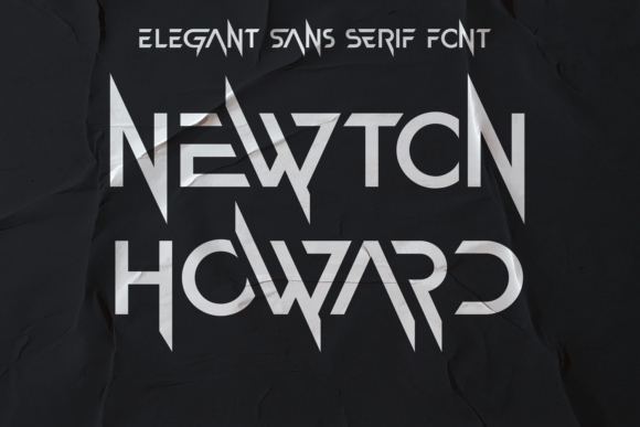Newton Howard: A Bold Geometric Display Typeface