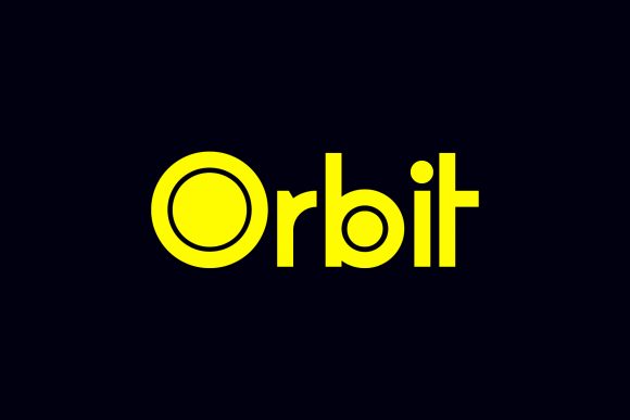 Orbit: A Clean, Techno Display Font for Modern Design