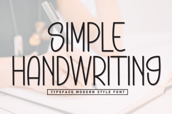Simple Handwriting: A Clean, Modern Display Typeface