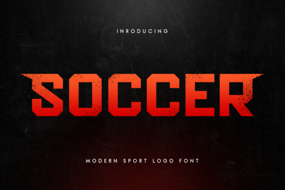 Soccer: A Modern Display Font for Dynamic Projects