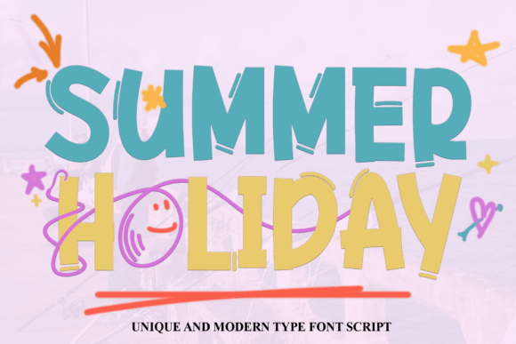 Summer Holiday: A Magical Display Font for Elegant Designs