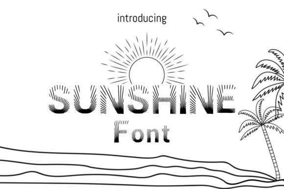 Sunshine: A Playful Display Font for Creative Projects