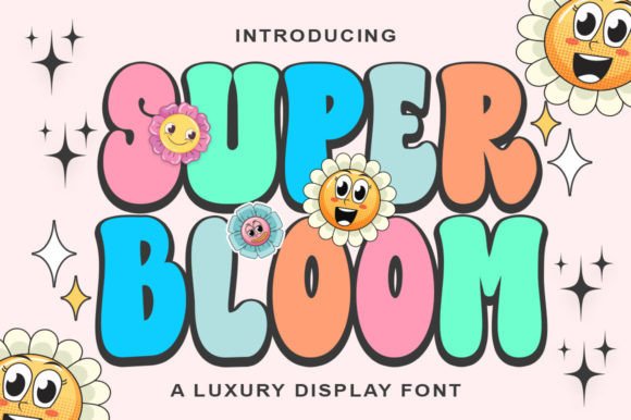 Super Bloom: A Retro Font for Modern Design