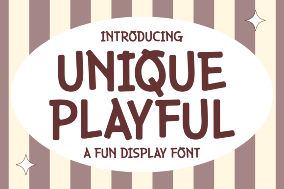 Unique Playful: A Font That Radiates Energy and Charm