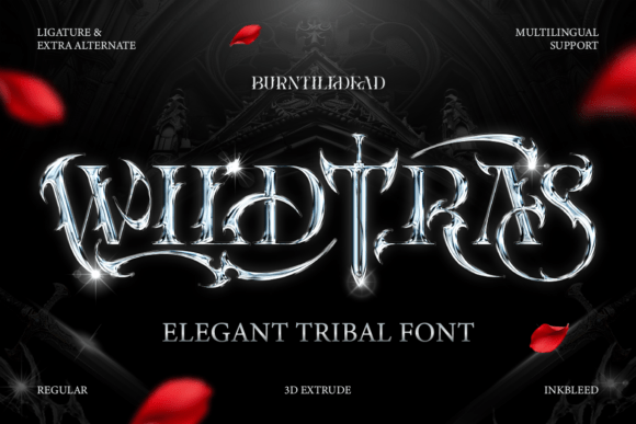 Wildtras: The Tribal Display Font for Bold Design